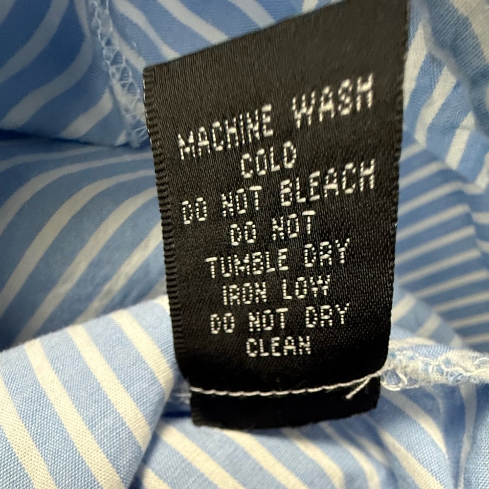 Jill Stuart Striped Ruffle Midi Skirt A-Line Cottagecore Office Preppy Nautical - Picture 7 of 7
